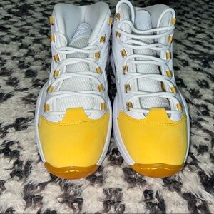 Reebok Question Mid "Yellow Toe"